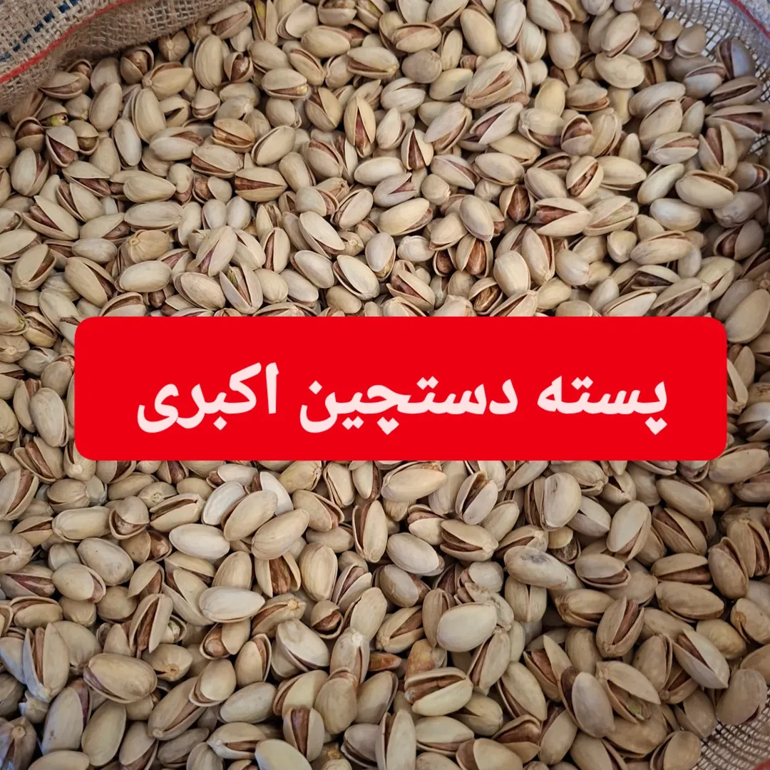 پسته لوکس ودستچین اکبری پسته انس بدون دهن