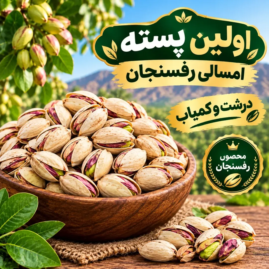 پسته احمد اقایی رفسنجان درشت